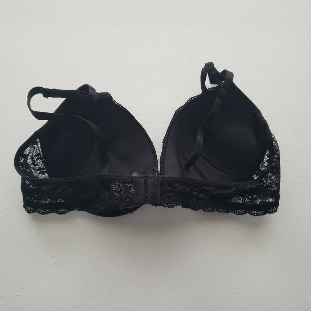 So Sexy NWOT Black Lace Push Up Bra 34C - Picture 8 of 8